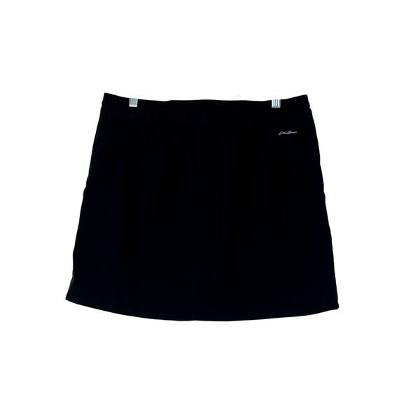 Eddie Bauer Black Elastic Drawstring Waist w/ Pockets Athletic Skort Size M - Picture 6 of 10